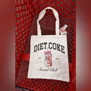 🥤Diet Coke Reusable Canvas Tote Bag 2026 Target